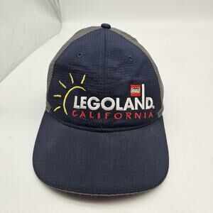 Legoland California Hat Cap Strap Back Mens One Size Navy Gray Theme Park